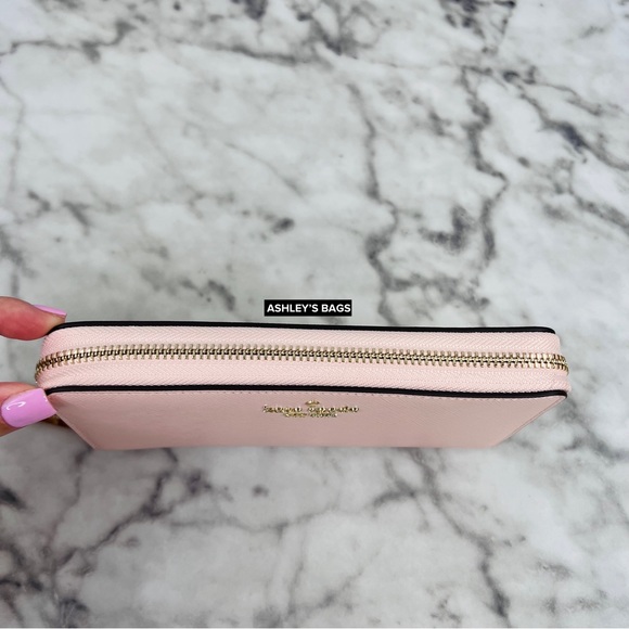 Kate Spade Madison Large Continental Wallet In Conch Pink - Picture 3 of 6